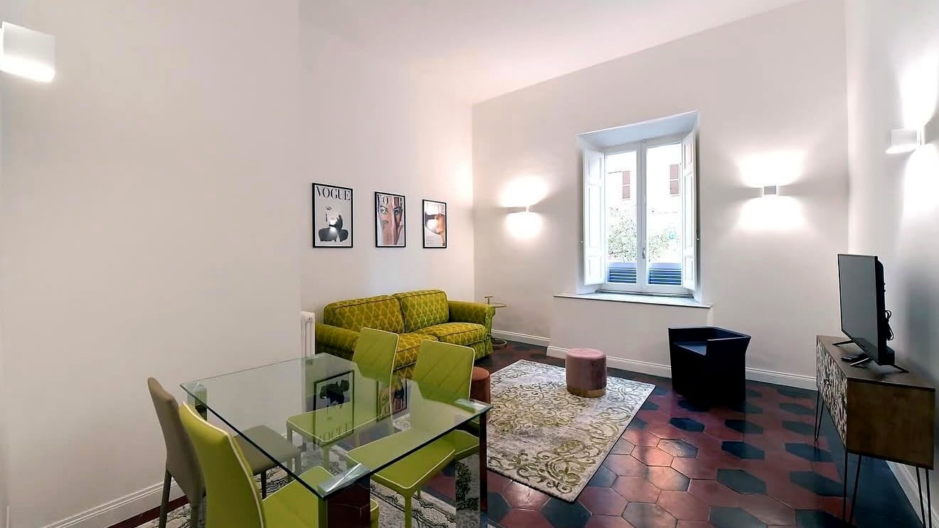 Vatican Apartment — living room